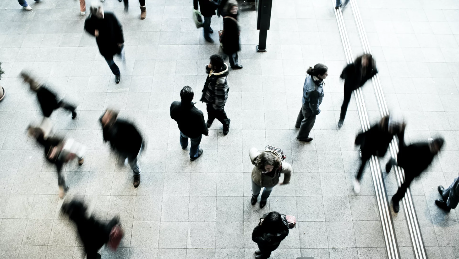 People walking in the street