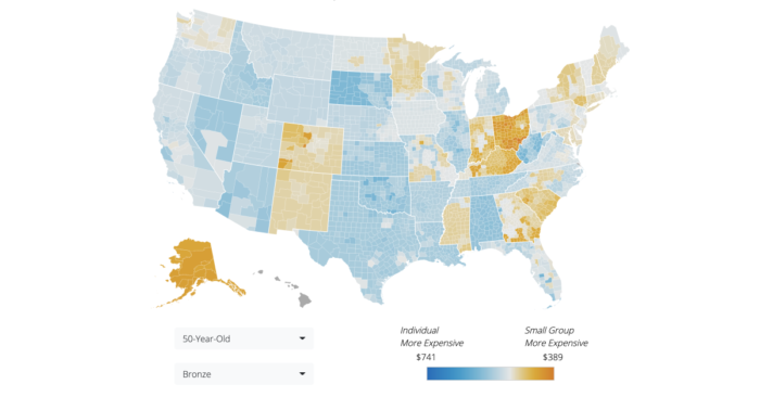 Vericred Analytics: Rate Favorable States for Small Groups to Shift to ICHRAs