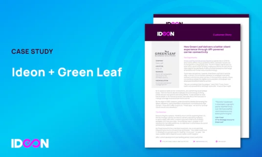 Green Leaf’s Story: How API-powered carrier connectivity delivered a better client experience